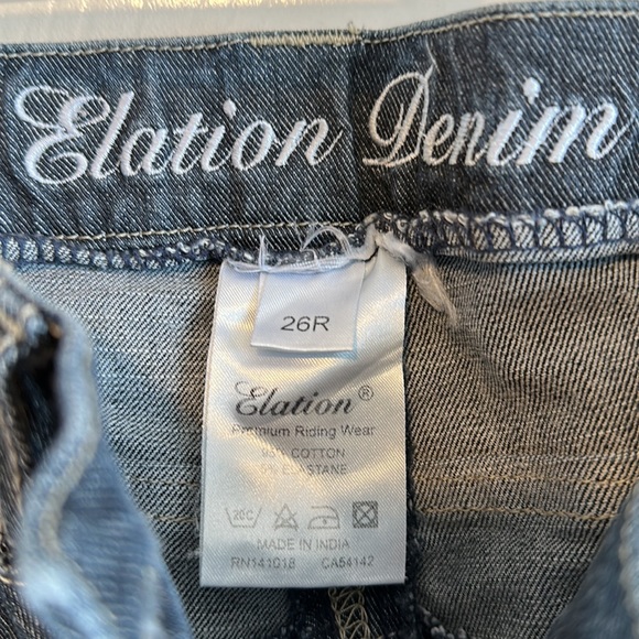 Elation denim riding breeches - Picture 3 of 4
